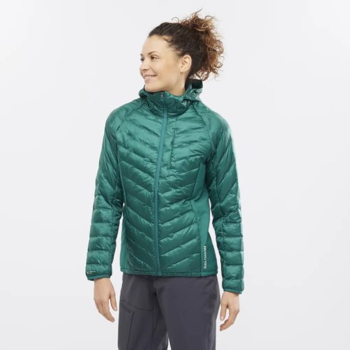 Green Salomon Outline Primaloft Women's Insulated Jackets | PH 45239J